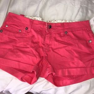 Pink shorts